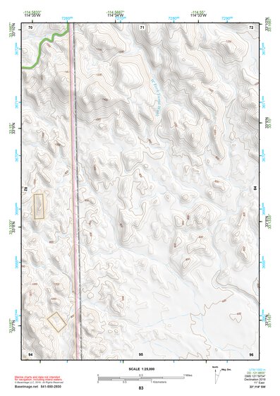 33114SW Page 83 Trigo Mountains Topo Preview 1