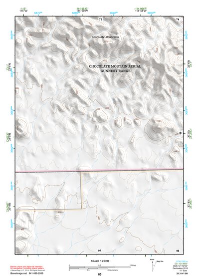 33114SW Page 85 Trigo Mountains Topo Preview 1