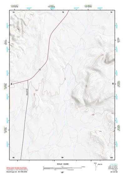 33114SW Page 87 Trigo Mountains Topo Preview 1
