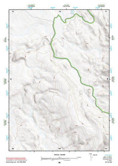 33114SW Page 88 Trigo Mountains Topo Preview 1