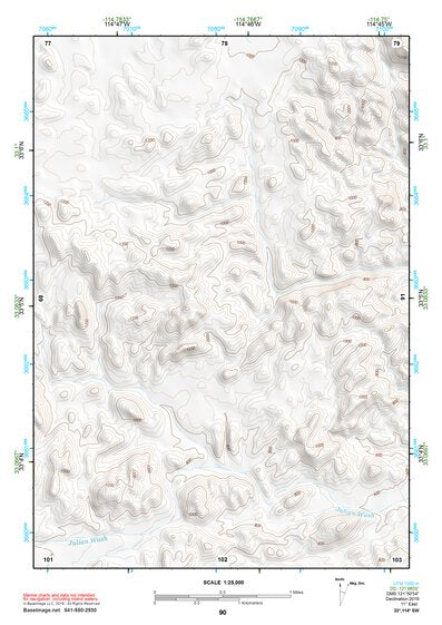 33114SW Page 90 Trigo Mountains Topo Preview 1