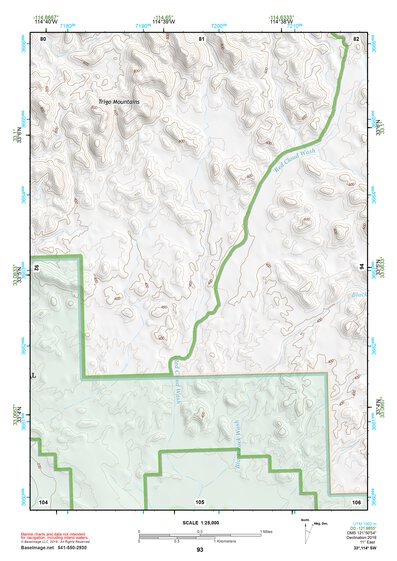 33114SW Page 93 Trigo Mountains Topo Preview 1