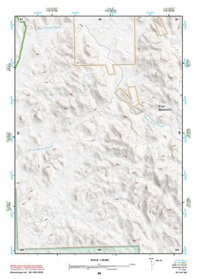 33114SW Page 94 Trigo Mountains Topo Preview 1