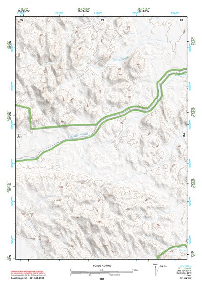 33114SW Page 103 Trigo Mountains Topo Preview 1