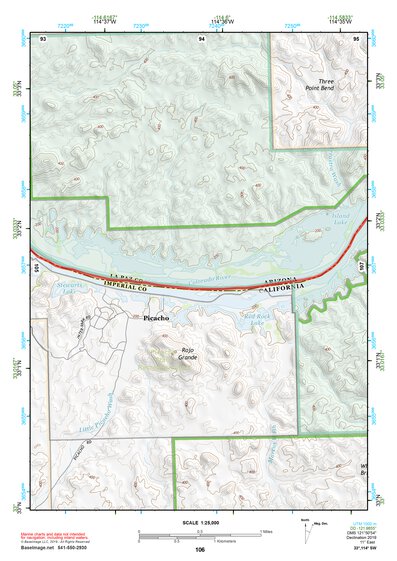 33114SW Page 106 Trigo Mountains Topo Preview 1