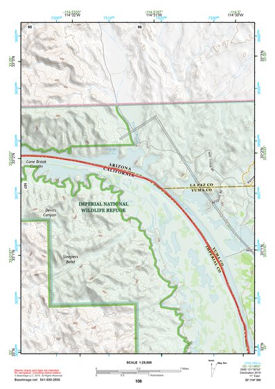 33114SW Page 108 Trigo Mountains Topo Preview 1