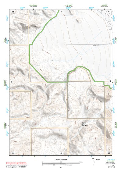 33116NE Page 90 Palm Springs Topo Preview 1