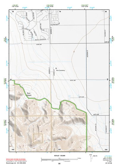 33116NE Page 91 Palm Springs Topo Preview 1