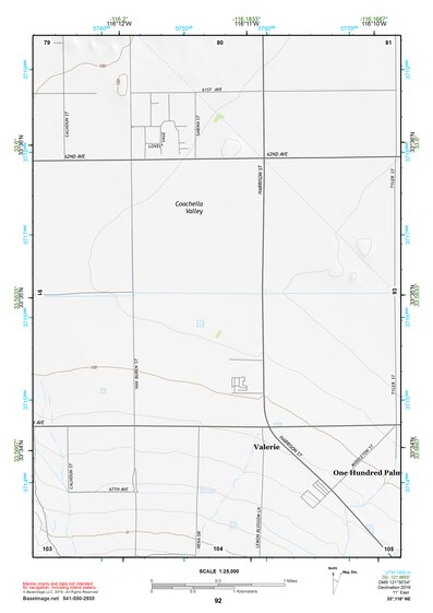 33116NE Page 92 Palm Springs Topo Preview 1