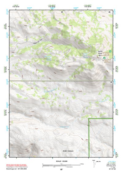 33116NE Page 97 Palm Springs Topo Preview 1