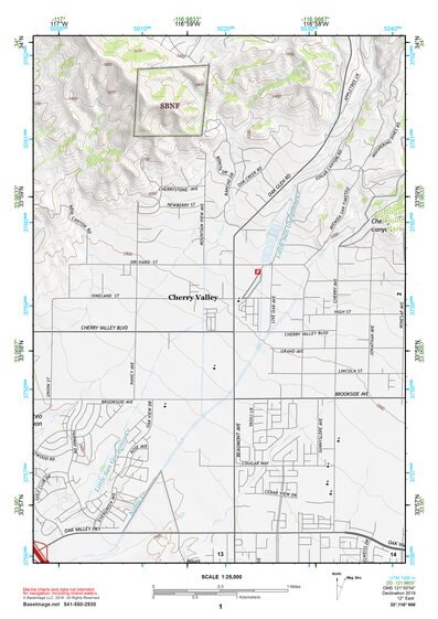 33116NW Page 1 Palm Springs Topo Preview 1