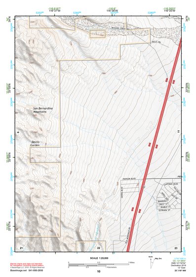 33116NW Page 10 Palm Springs Topo Preview 1