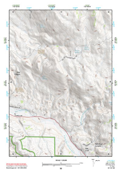 33116NW Page 53 Palm Springs Topo Preview 1
