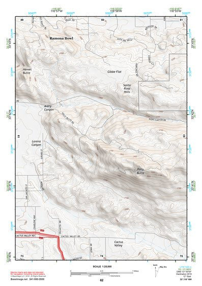 33116NW Page 62 Palm Springs Topo Preview 1