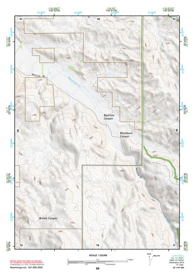 33116NW Page 64 Palm Springs Topo Preview 1