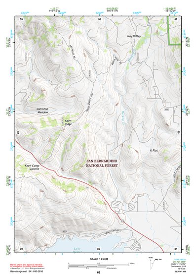 33116NW Page 68 Palm Springs Topo Preview 1
