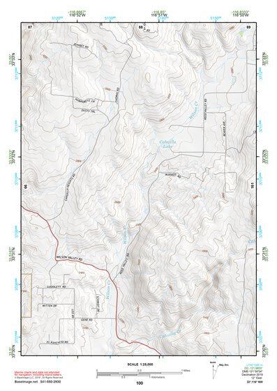 33116NW Page 100 Palm Springs Topo Preview 1