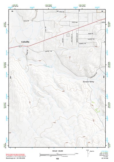 33116NW Page 103 Palm Springs Topo Preview 1
