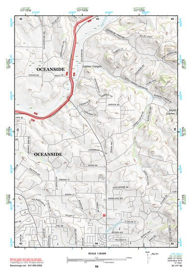 33117SE Page 54 Oceanside Topo Preview 1