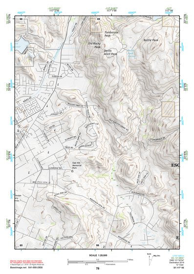 33117SE Page 78 Oceanside Topo Preview 1