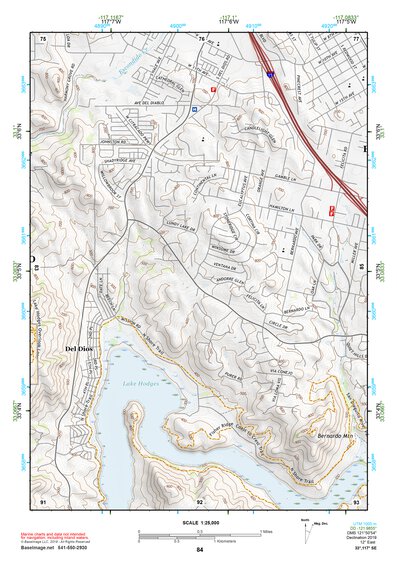 33117SE Page 84 Oceanside Topo Preview 1