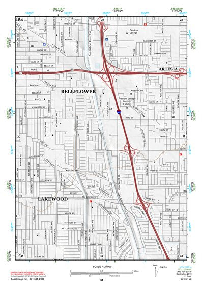 33118NE Page 31 Long Beach Topo Preview 1