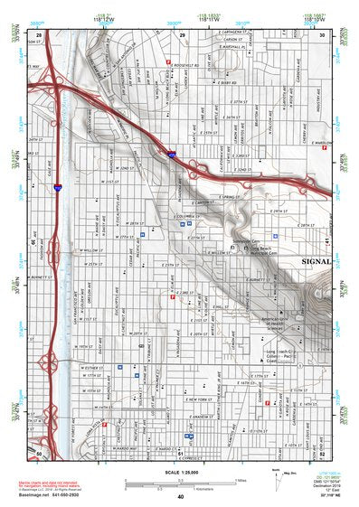 33118NE Page 40 Long Beach Topo Preview 1
