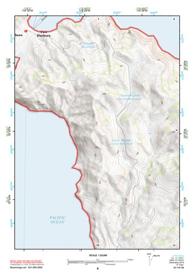 33118SE Page 4 Santa Catalina Island Topo Preview 1