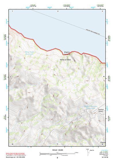 33118SE Page 5 Santa Catalina Island Topo Preview 1