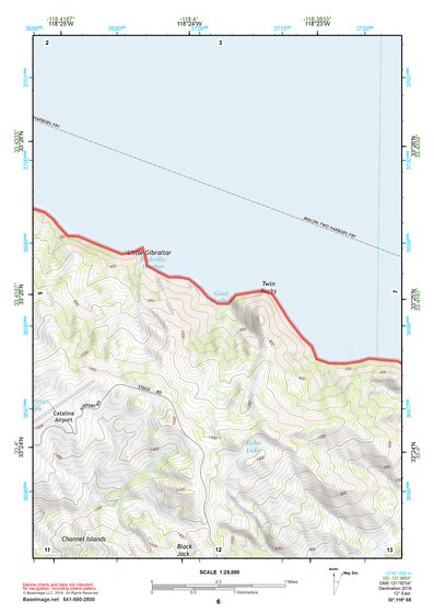 33118SE Page 6 Santa Catalina Island Topo Preview 1