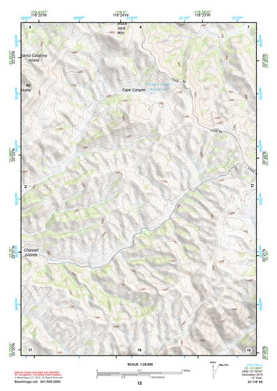 33118SE Page 12 Santa Catalina Island Topo Preview 1
