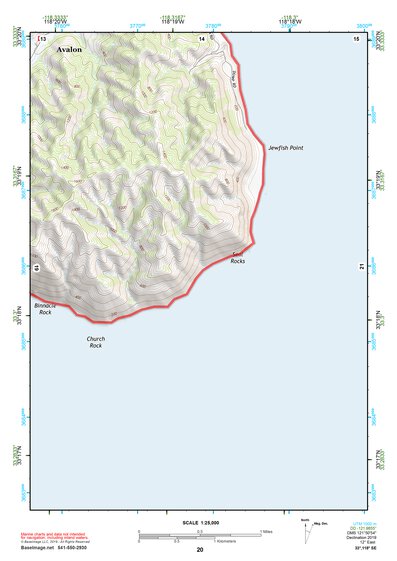 33118SE Page 20 Santa Catalina Island Topo Preview 1