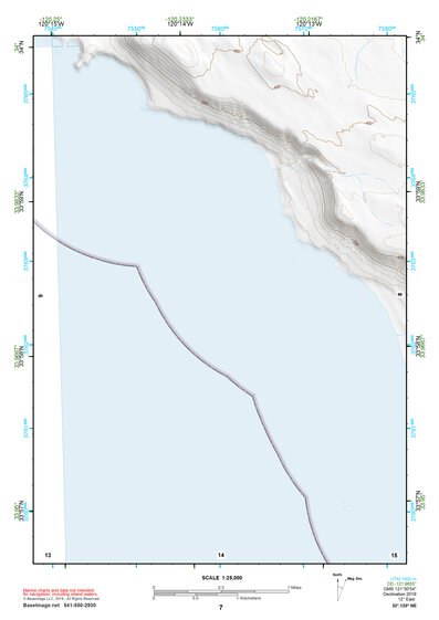 33120NE Page 7 Santa Rosa Island Topo Preview 1