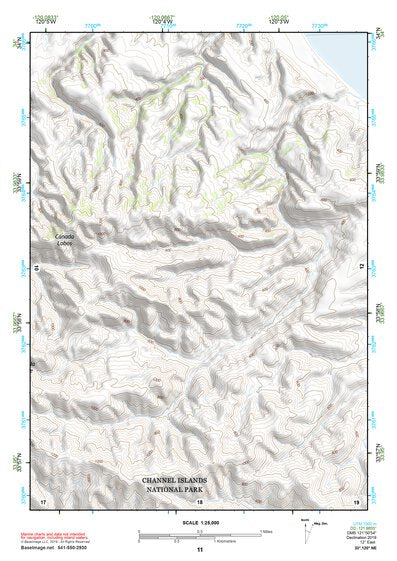 33120NE Page 11 Santa Rosa Island Topo Preview 1