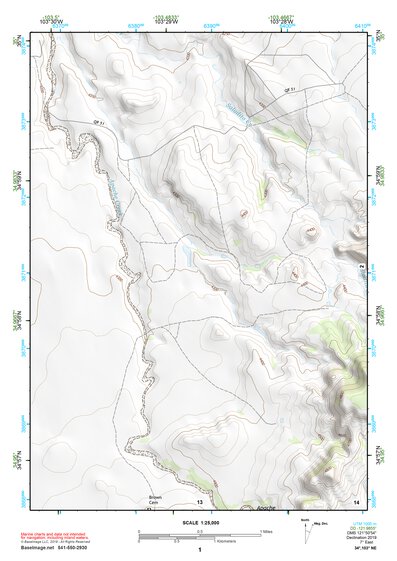 34103NE Page 1 The Caprock Topo Preview 1