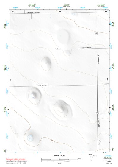 34103SE Page 100 Clovis Topo Preview 1
