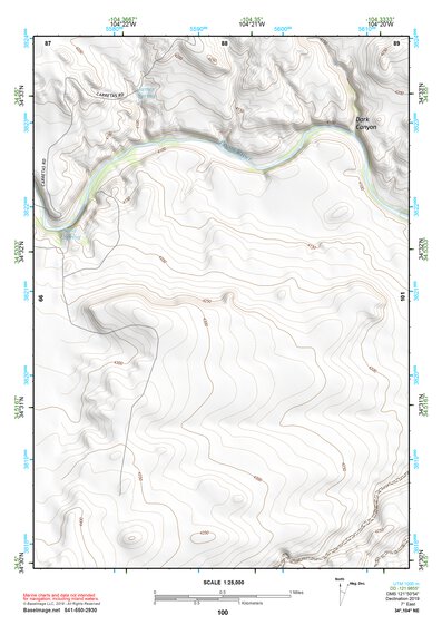 34104NE Page 100 Santa Rosa Topo Preview 1