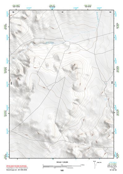 34104NE Page 105 Santa Rosa Topo Preview 1