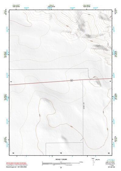 34104SE Page 3 Fort Sumner Topo Preview 1