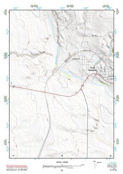 34104SE Page 6 Fort Sumner Topo Preview 1
