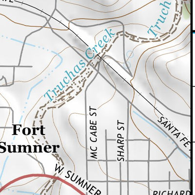 34104SE Page 6 Fort Sumner Topo Preview 3