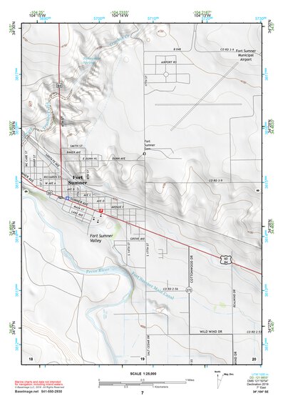 34104SE Page 7 Fort Sumner Topo Preview 1
