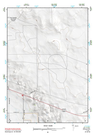 34104SE Page 8 Fort Sumner Topo Preview 1