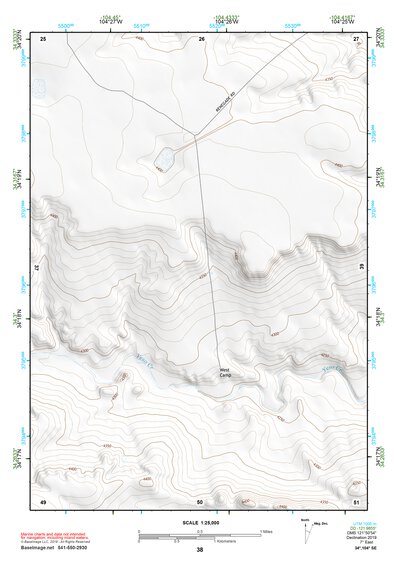 34104SE Page 38 Fort Sumner Topo Preview 1