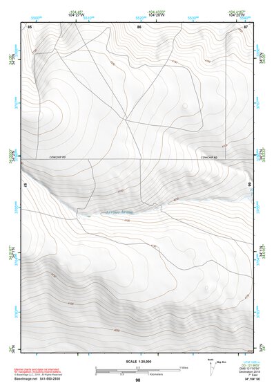34104SE Page 98 Fort Sumner Topo Preview 1
