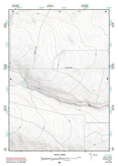 34104SE Page 99 Fort Sumner Topo Preview 1