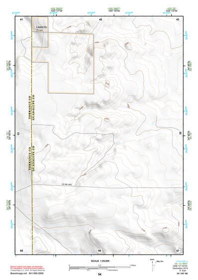 34105NE Page 54 Vaughn Topo Preview 1