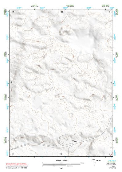 34105NE Page 80 Vaughn Topo Preview 1