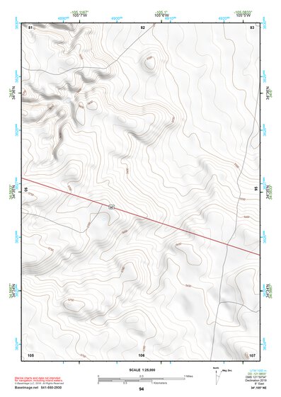 34105NE Page 94 Vaughn Topo Preview 1