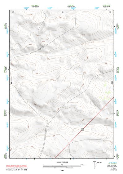 34105NE Page 100 Vaughn Topo Preview 1